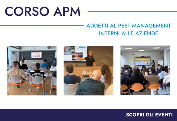 Corso APM®: formazione per i riferimenti interni alle aziende sul pest management